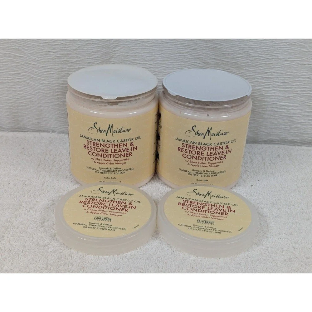 Shea Moisture Jamaican Black Castor Oil Smoothie Cream - 2 Pack